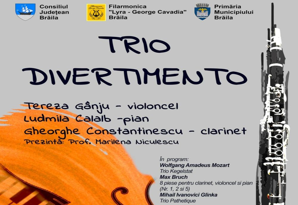 Recital cameral Trio Divertimento