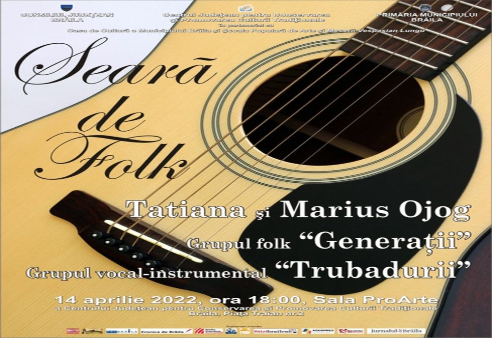 Seară de folk la Centrul de creație Brăila