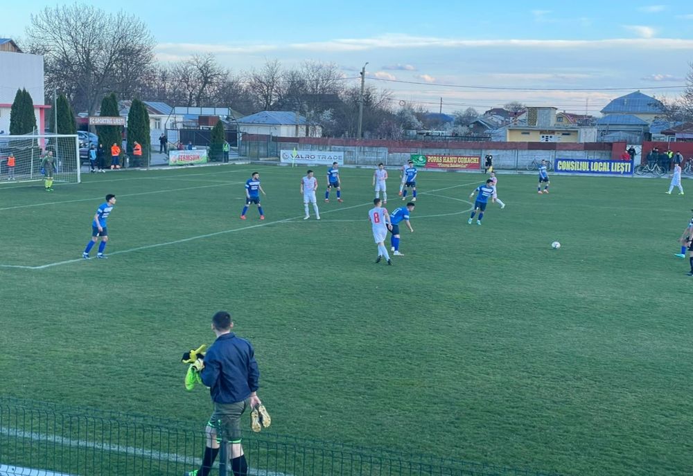 Sporting Liești a întrerupt seria înfrângerilor din această primăvară, câștigând cu 5-0 meciul cu Sportul Chiscani