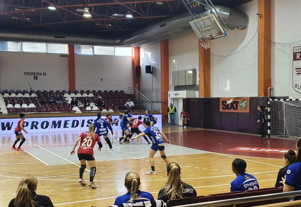 HC Dunărea Brăila a fost învinsă la București, de CSM, scor 28-21 (13-10)