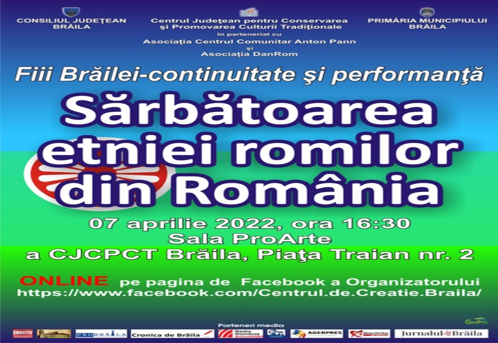 Ziua Internațională a Romilor sărbătorită pe 8 aprilie