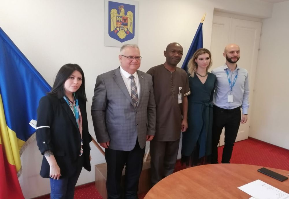 Prefectul Brăilei s-a întâlnit cu reprezentanții Biroului regional Galați al Agenţiei Organizației Națiunilor Unite