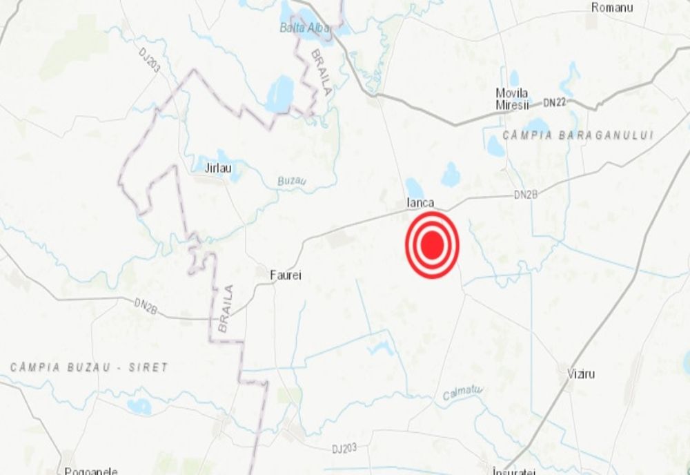 Cutremur de suprafață în județul Brăila
