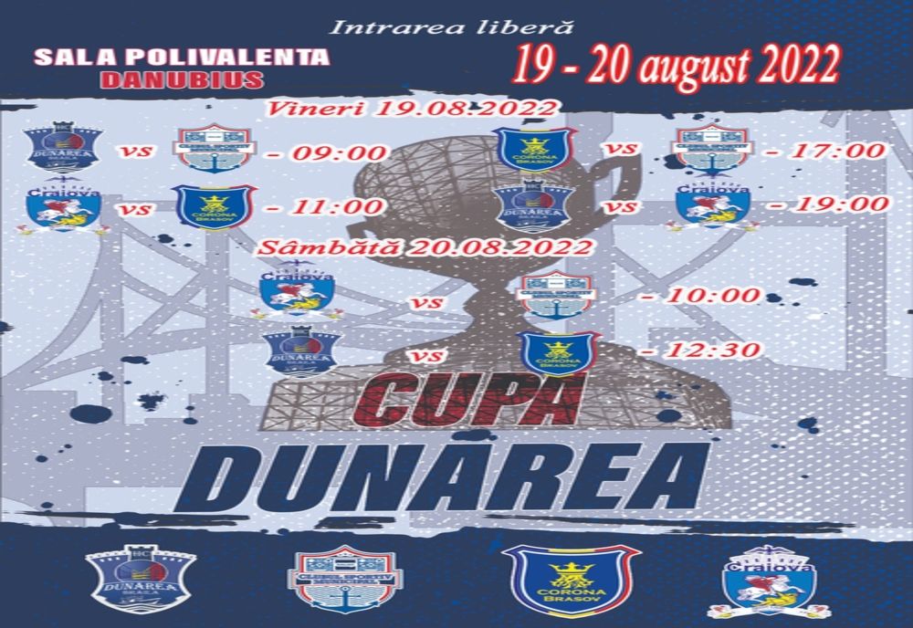 HC Dunărea Brăila organizează a VII-a ediție a Cupei Dunărea la handbal feminin