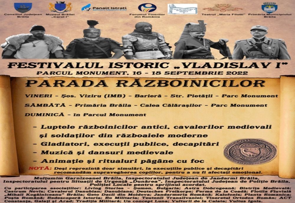 Festivalul Istoric „Vladislav I” propune anul acesta evenimente inedite
