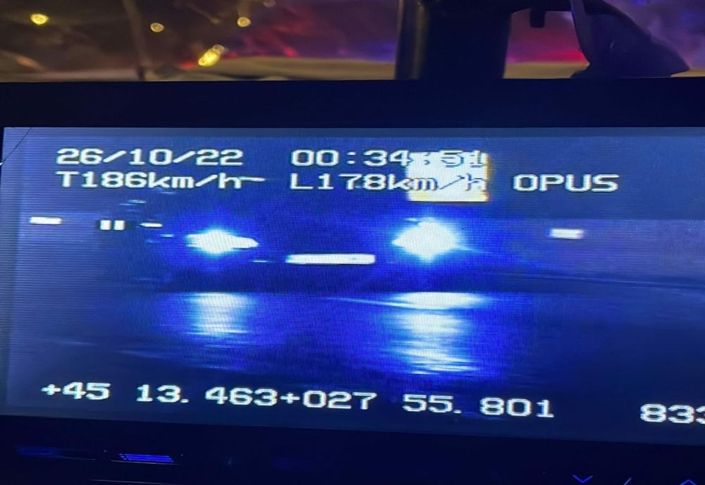 Brăilean înregistrat de radar cu 186 km/h în localitatea Vărsătura