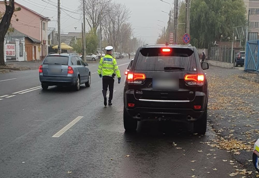 Acțiune a polițiștilor rutieri brăileni de combatere a neacordării priorității de trecere pietonilor
