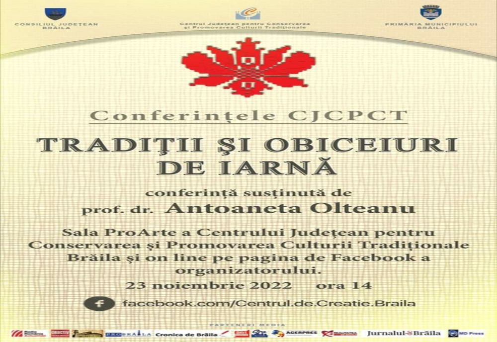 Conferințele CJCPCT Brăila-Tradiții și obiceiuri de iarnă