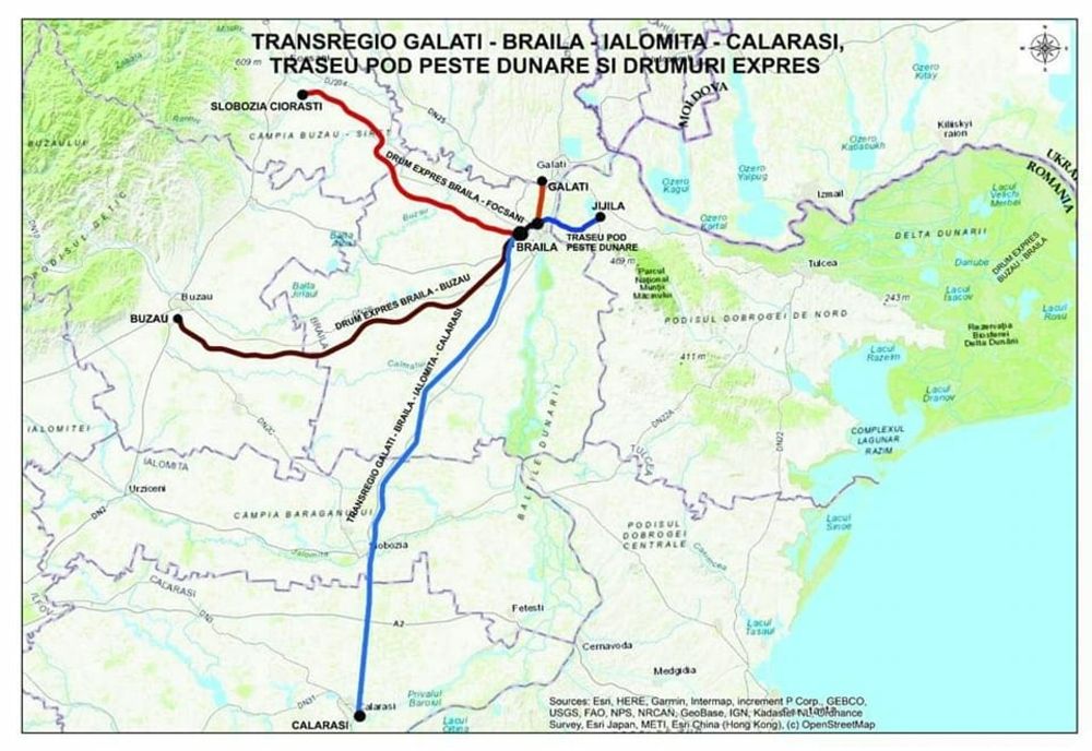 A fost semnat ordinul de începere a lucrărilor pentru studiul de fezabilitate pentru drumul transregio Galați - Brăila - Slobozia - Autostrada Soarelui - Chiciu
