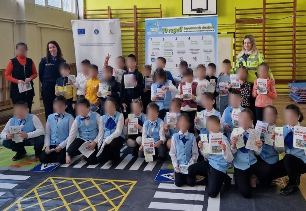 Proiectul ,,Școala Siguranței Tedi” alături de elevi din cadrul Școlii Gimnaziale ,,Mihai Viteazul”
