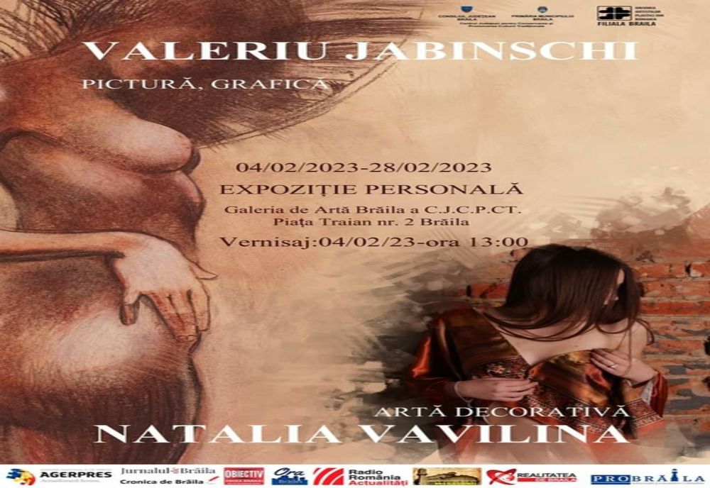 Vernisajul Expozițiilor personale de pictură, grafică și artă decorativă, semnate de Valeriu Jabinschi și Natalia Vavilina