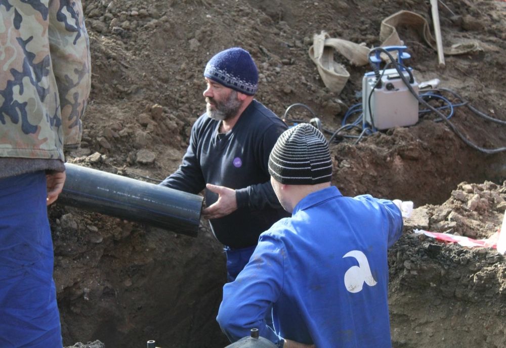 Lucrări de înlocuire a rețelei publice de apă potabilă pe șoseaua Baldovinești din municipiul Brăila