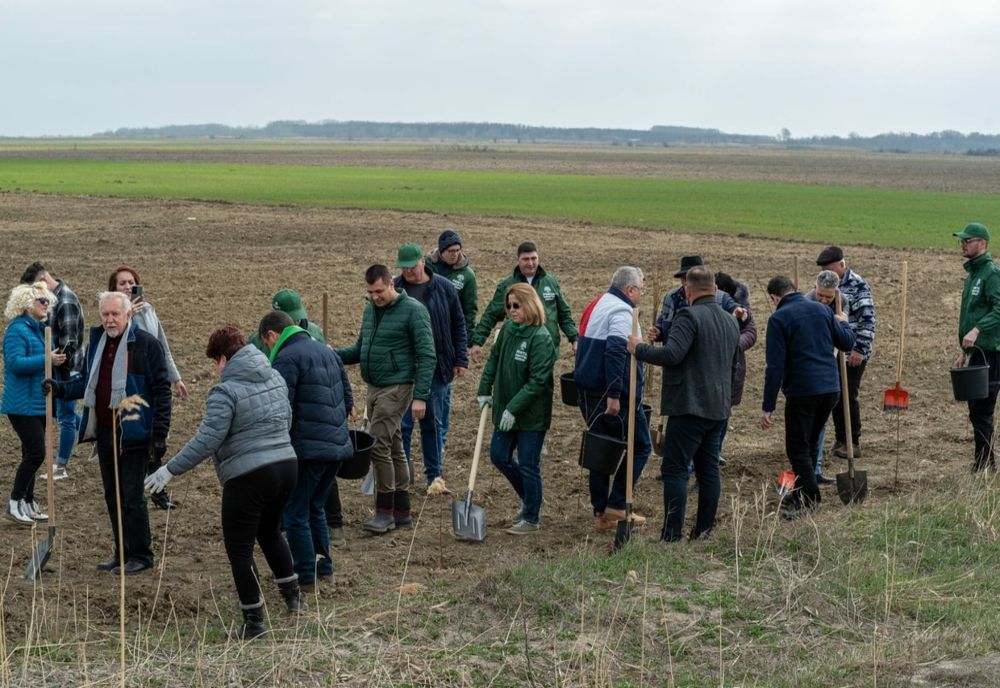 Ludovic Orban, acțiune de plantare arbori în comuna Râmnicelul din județul Brăila