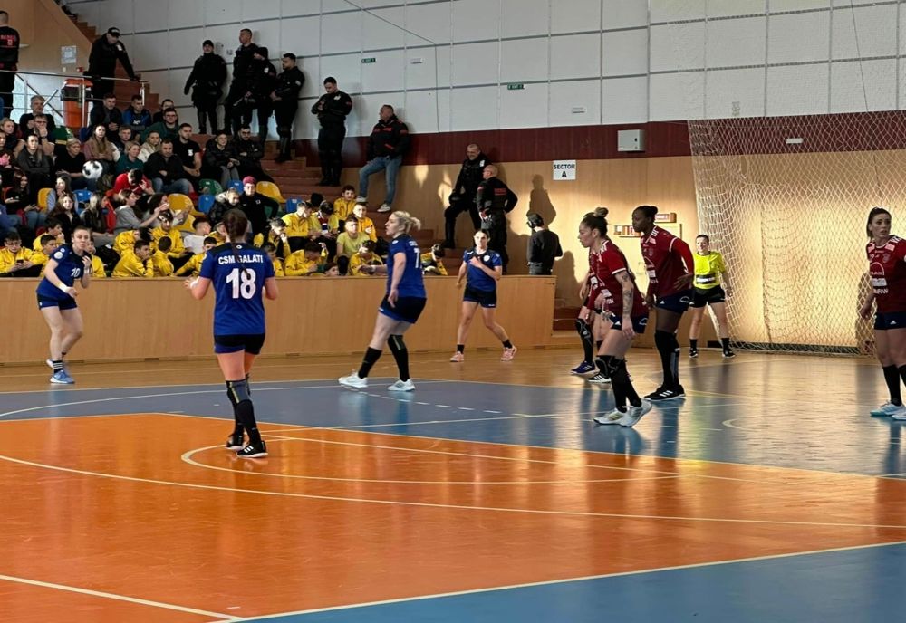 Victorie la 15 goluri pentru Dunărea Brăila în fața handbalistelor de la CSM Galați