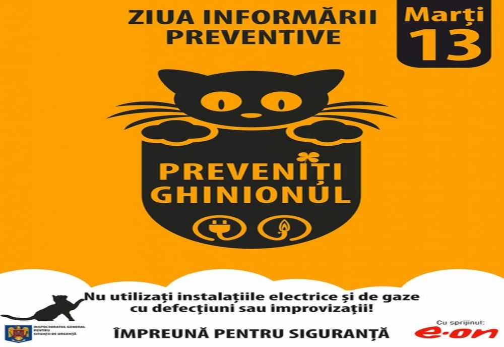 Marți 13, ISU Brăila organizează “Ziua Informării Preventive”