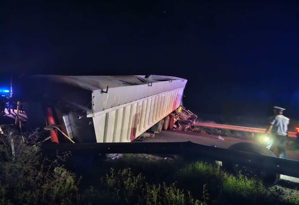 Video: Accident pe DE 584, între localitățile Bărăganul și Însurăței. S-a activat Planul roșu de intervenție. 21 de persoane rănite
