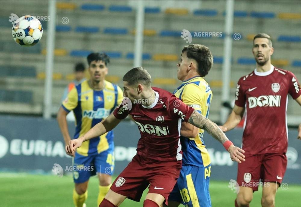 VIDEO FOTBAL: PETROLUL PLOIEȘTI A ÎNVINS-O PE CFR CLUJ (1-0), ÎN SUPERLIGĂ