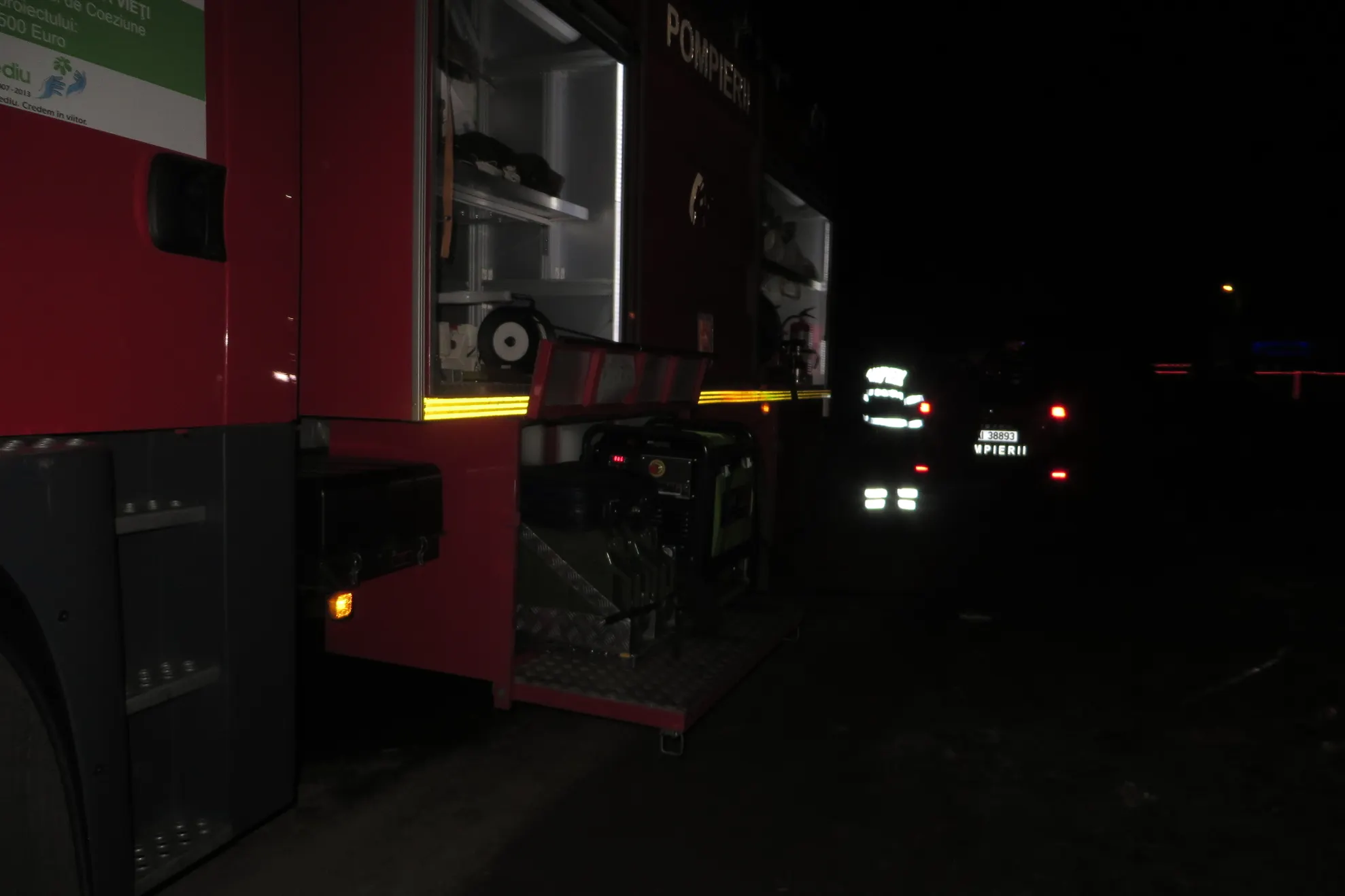 incendiu noaptea