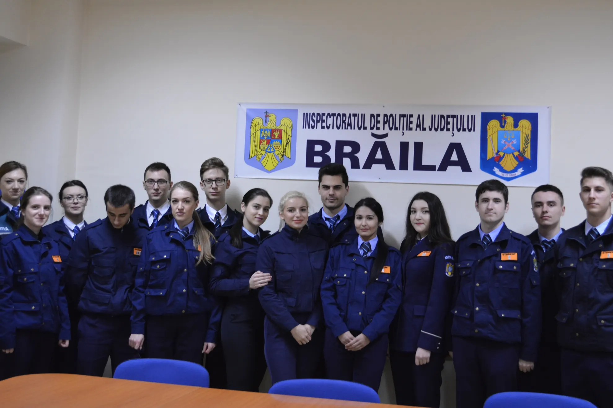 STUDENŢI ÎN PRACTICĂ LA IPJ Braila