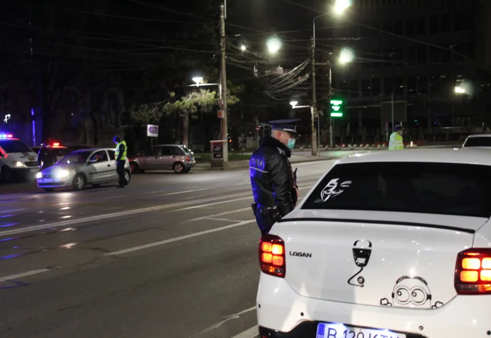 Acțini ale poliției și jandarmeriei în prima noapte de aplicare a Ordonanței Militare nr. 2
