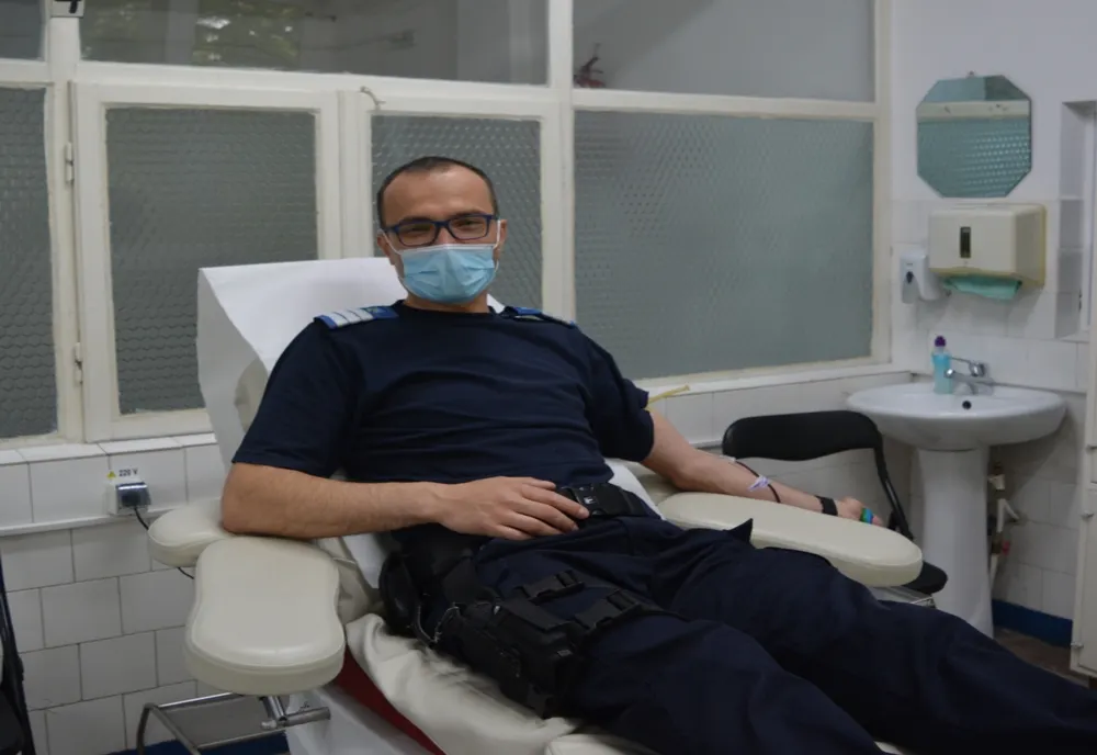 Campanie de donare de sânge a jandarmilor brăileni