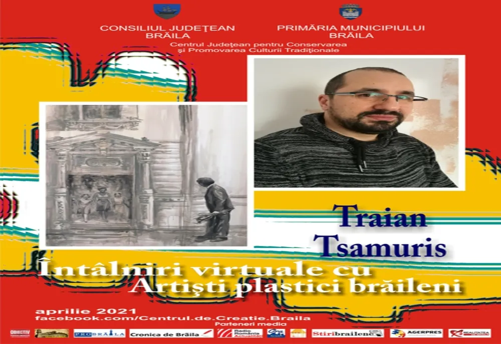 Întâlnire online cu lucrările artistului plastic Traian Tsamuris