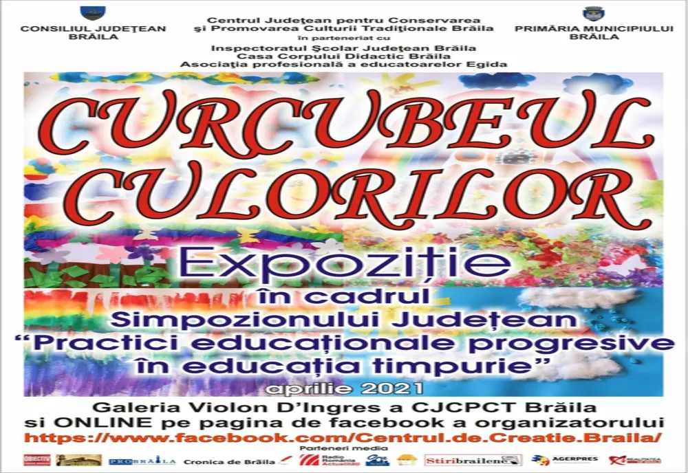 Vernisajul online al Expoziției Curcubeul culorilor