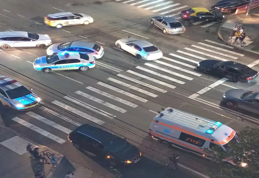 Accident grav pe Calea Călărașilor din municipiul Brăila. Două tinere au fost rănite grav