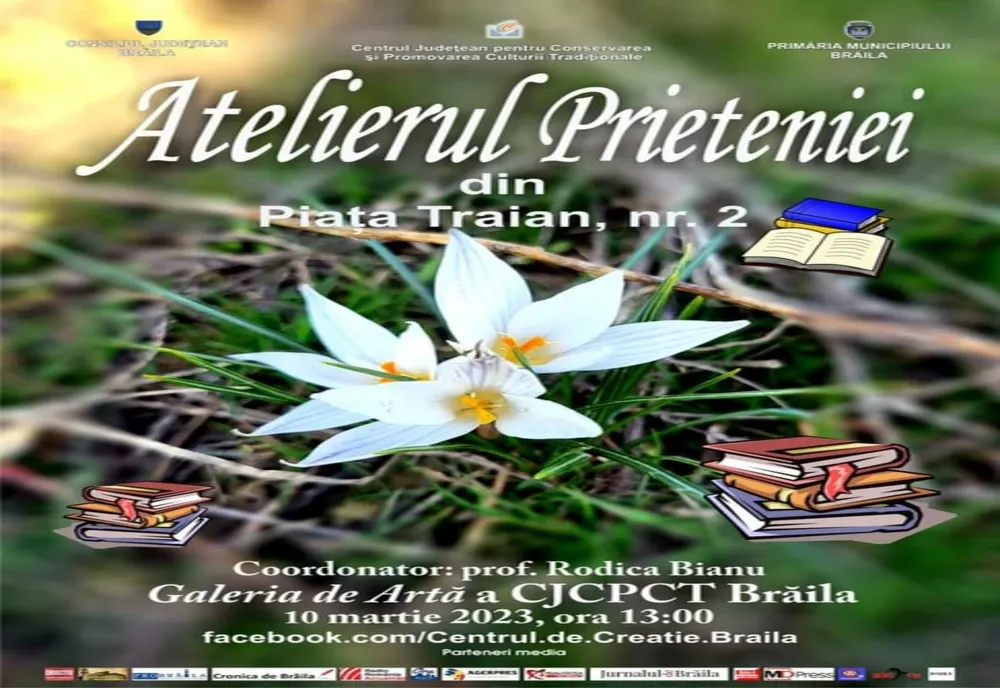 ”Atelierul prieteniei” din Piața Traian nr.2, un club de lectură coordonat de doamna profesor Rodica Bianu
