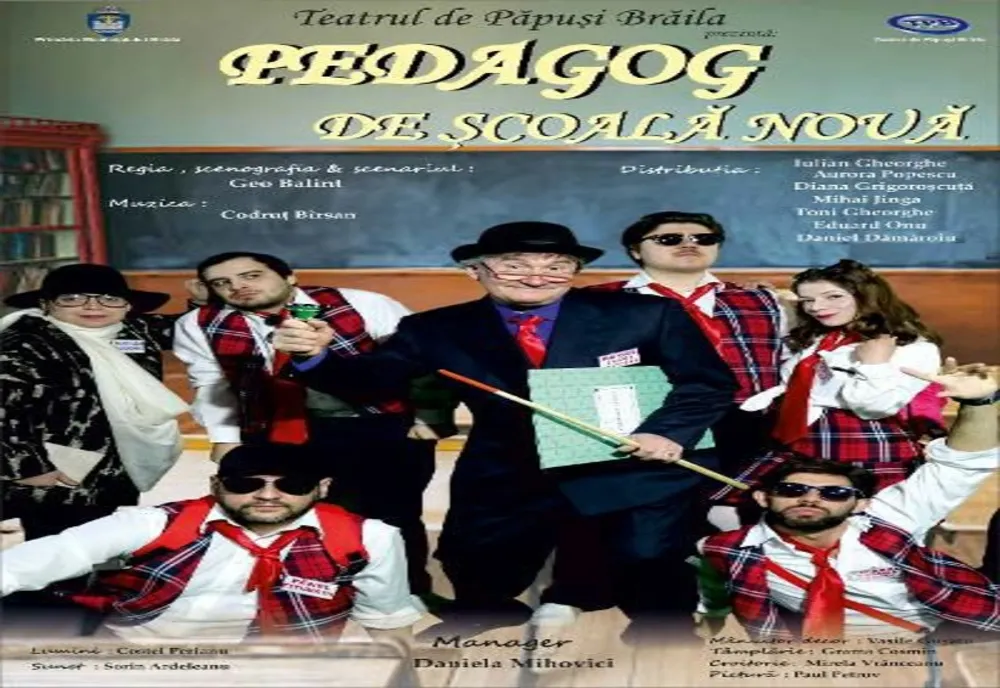 “Pedagog de școală nouă” - nouă premieră a Teatrului de păpuși Brăila