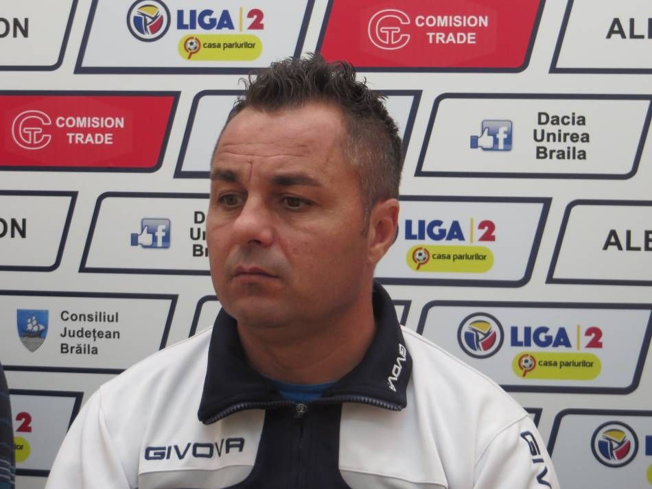 Decizie luată astăzi de Dacia Unirea în privința antrenorului Florentin Petre