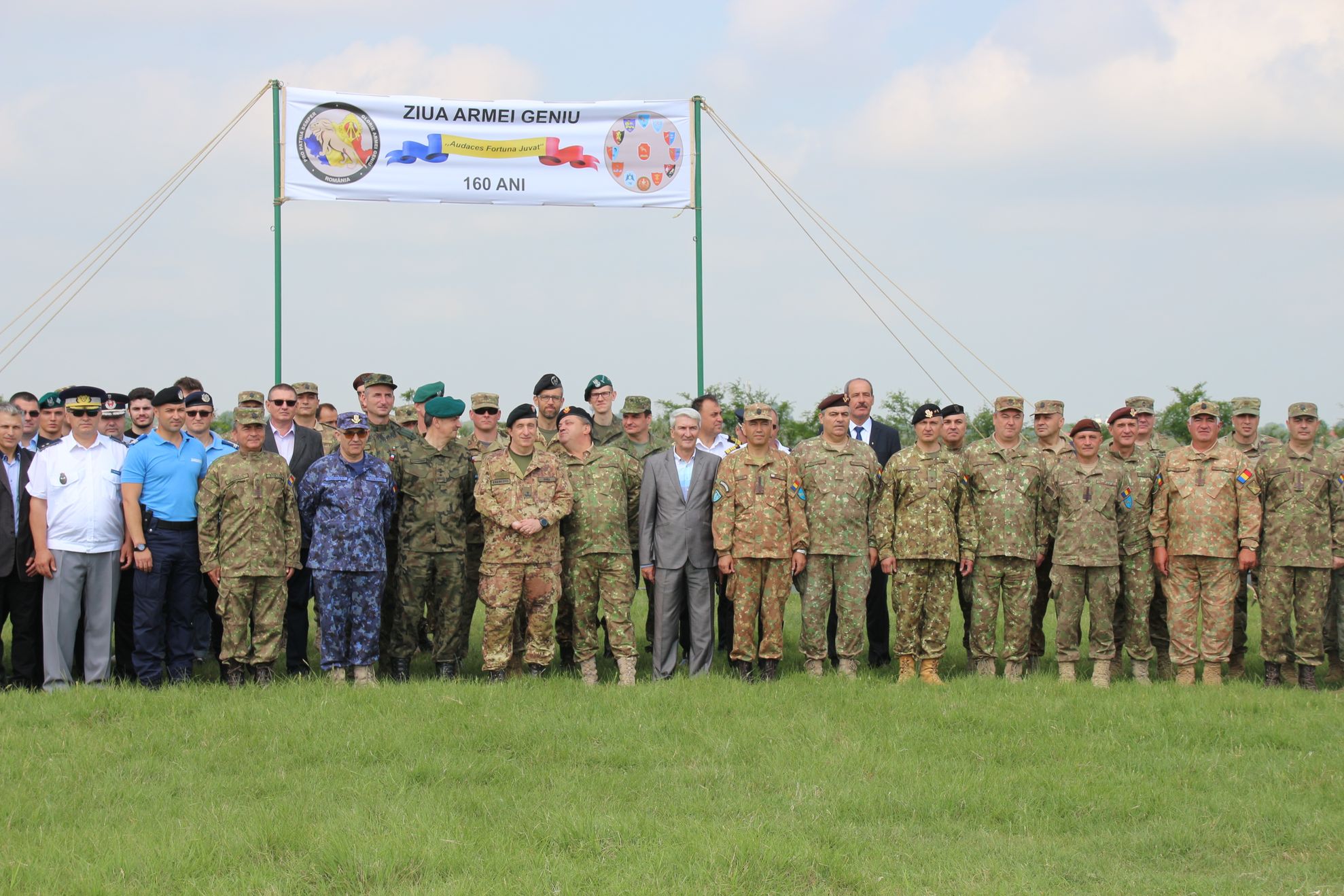 Militarii au sărbătorit 160 de ani de la înființarea armei geniu