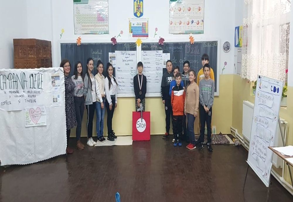 Campania 19 zile de activism și prevenire a abuzurilor asupra copiilor și tinerilor la Școala Surdila Greci