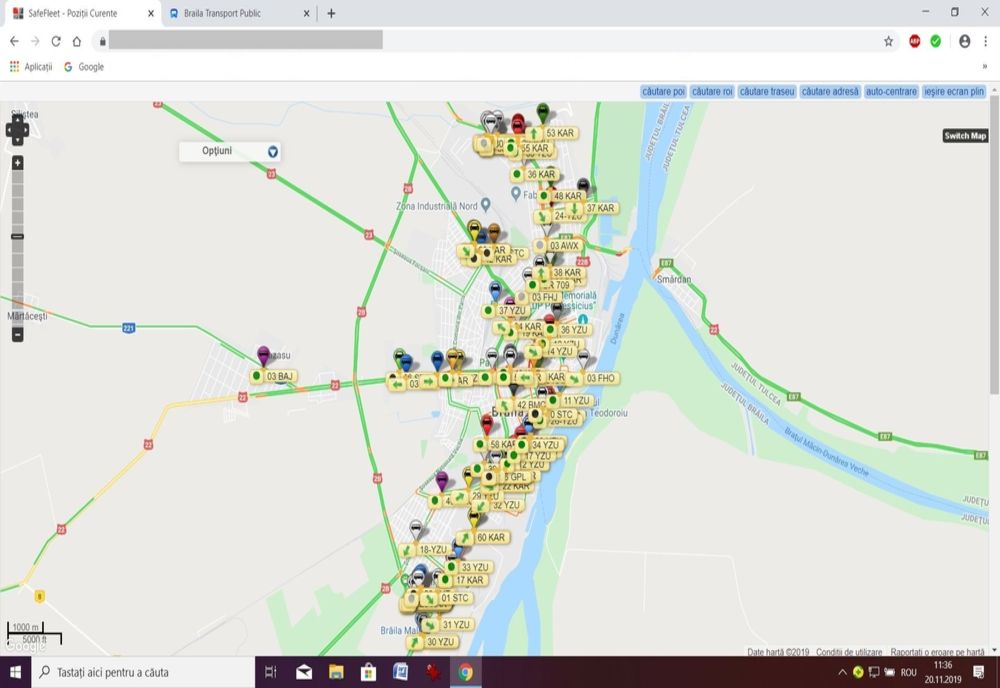 Aplicație pentru transportul comun în Brăila