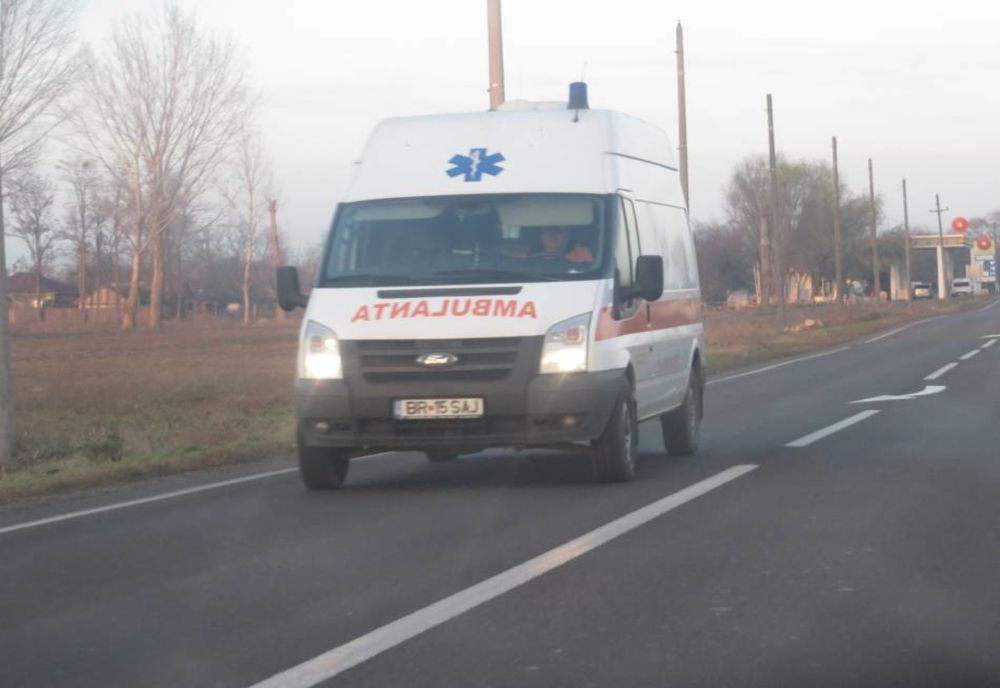 Accident pe DE 584 în zona Km 10