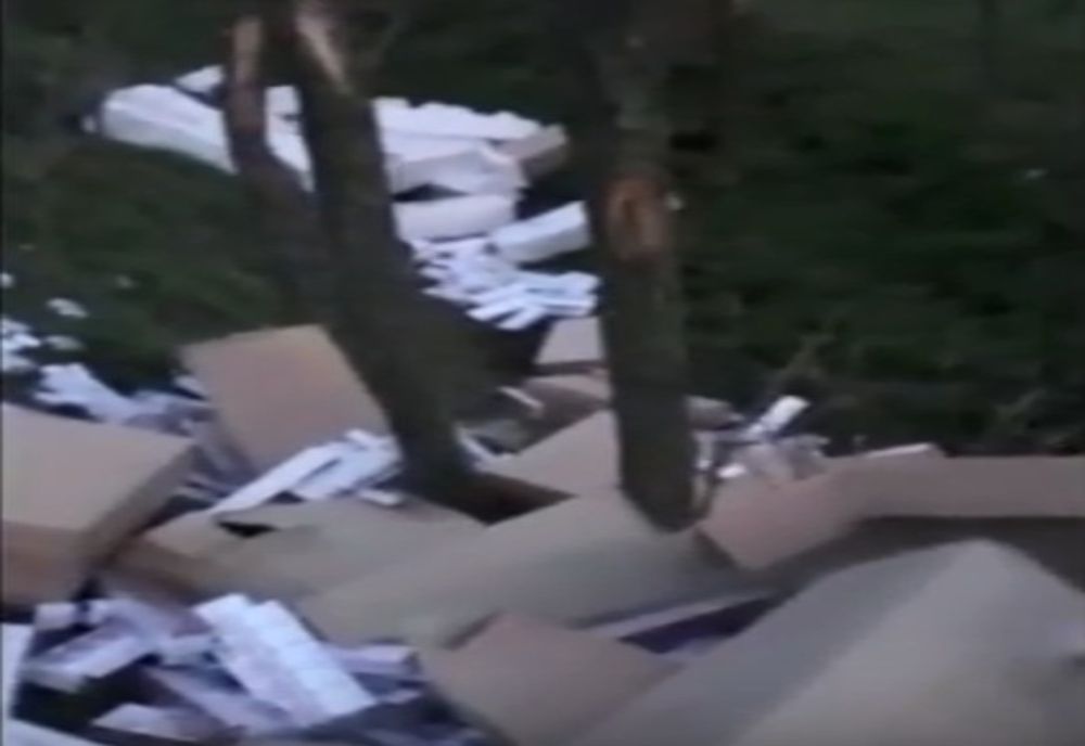 Țigări de contrabandă descoperite după o urmărire de 15 km