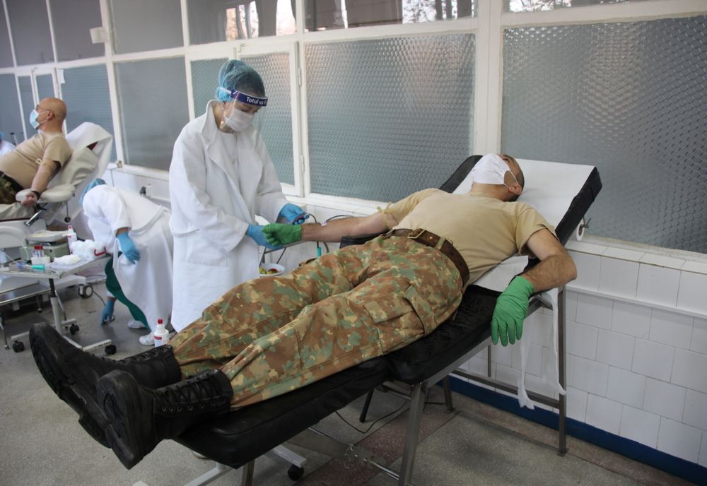 Militarii din Garnizoana Brăila au donat sânge