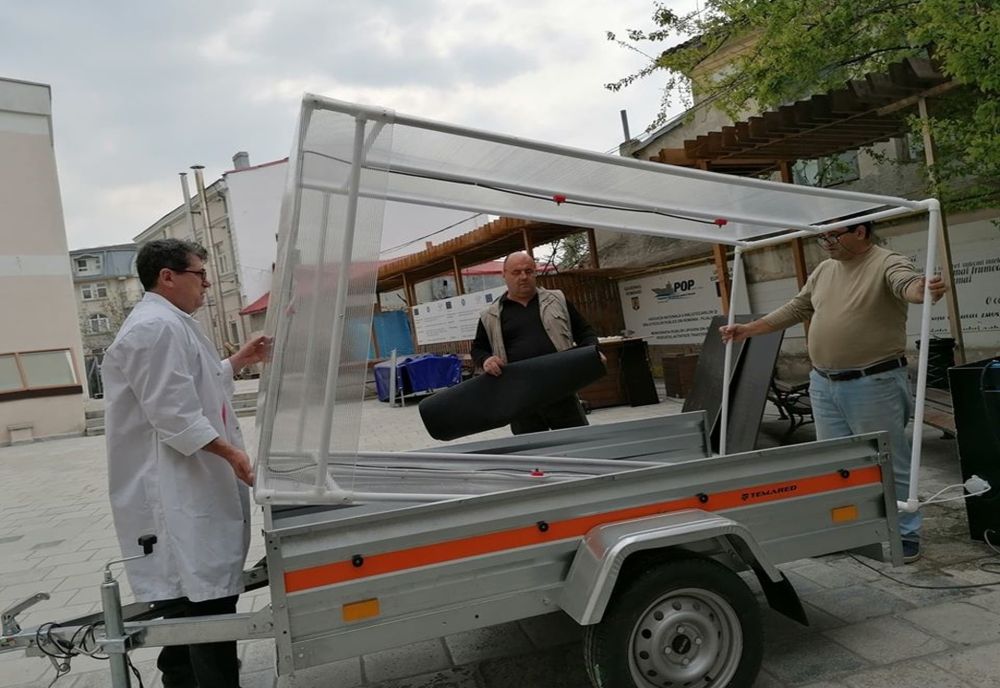 Porţi de dezinfectare destinate spitalelor brăilene