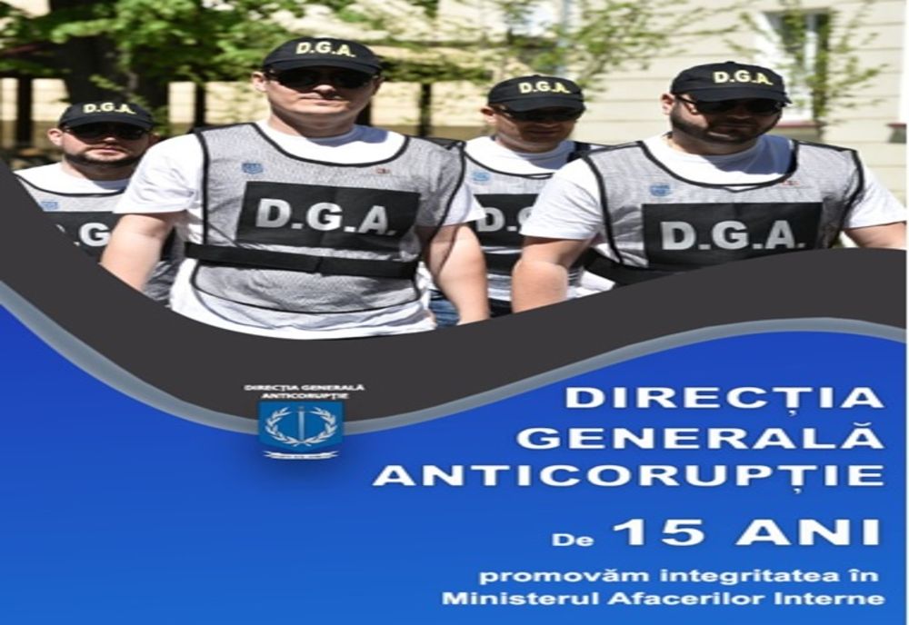 30 MAI – Ziua aniversară a Direcţiei Generale Anticorupţie 