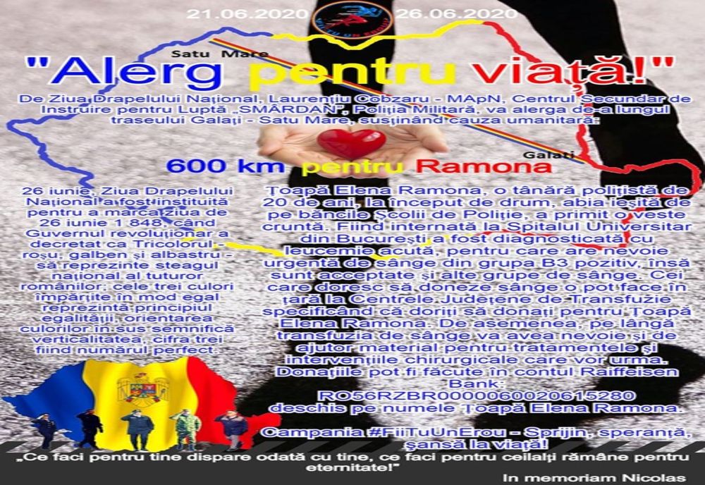 Alerg pentru viață! - 600 km pentru Ramona