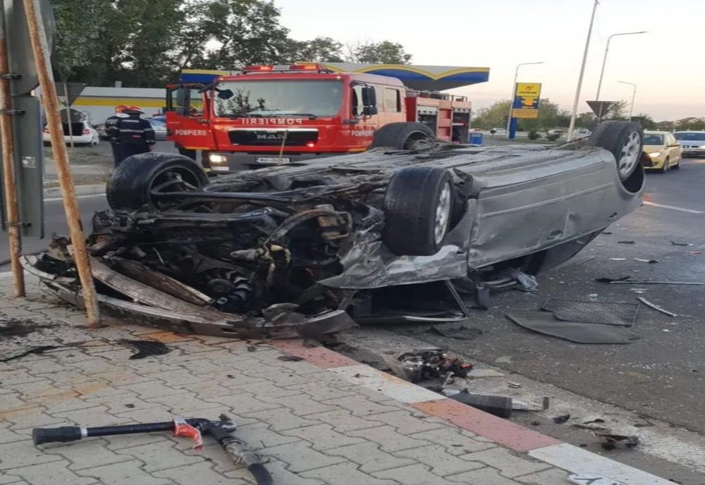 Ce alcoolemie avea un bărbat care s-a răsturnat cu mașina?