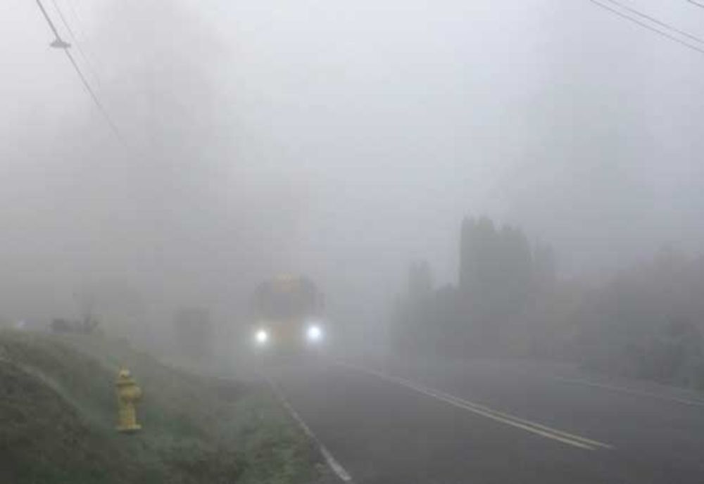 Ceață și ploi în județul Brăila