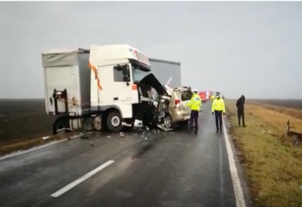 Grav accident rutier în această dimineață pe DN 2B. Două persoane au decedat
