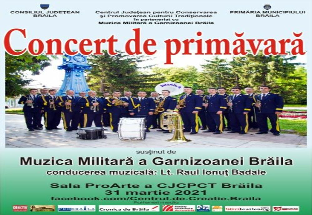 Concert  susţinut de Muzica Militară a Garnizoanei Brăila 