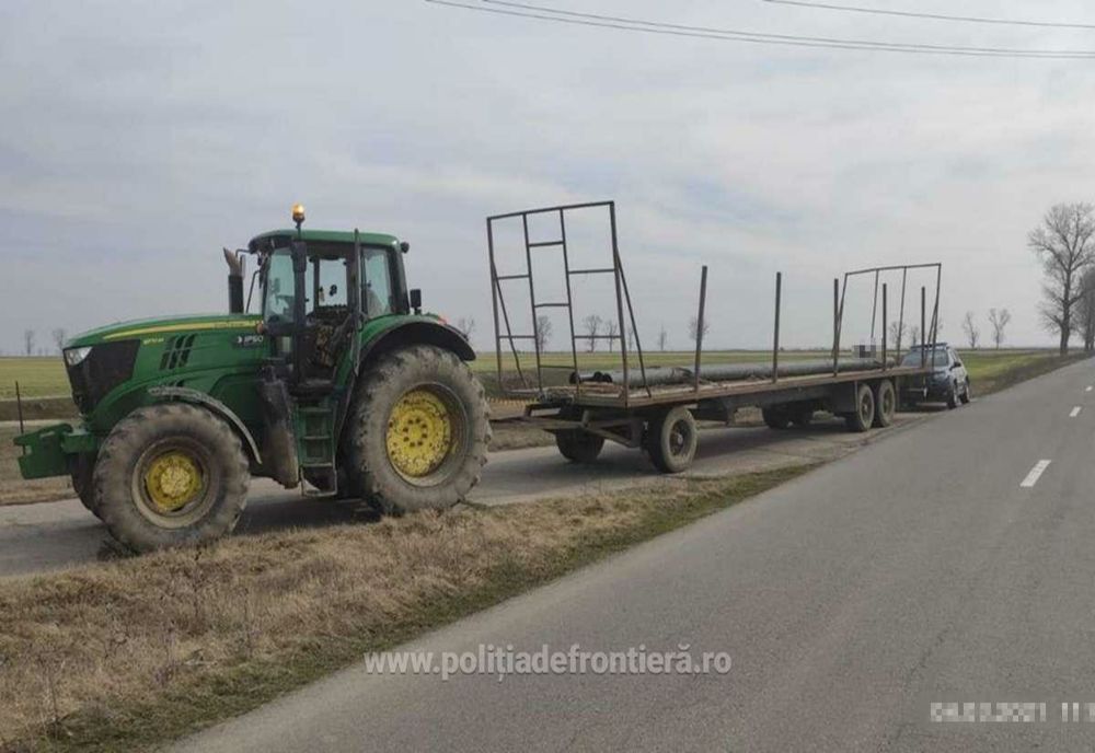 Ansamblu rutier condus de un brăilean cu permis de conducere necorespunzător