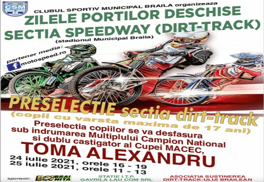 Zilele Portilor Deschise la sectia dirt-track