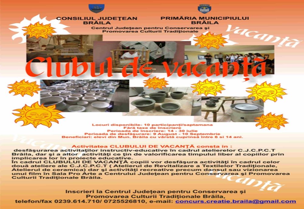 Elevii invitați la clubul de vacanță