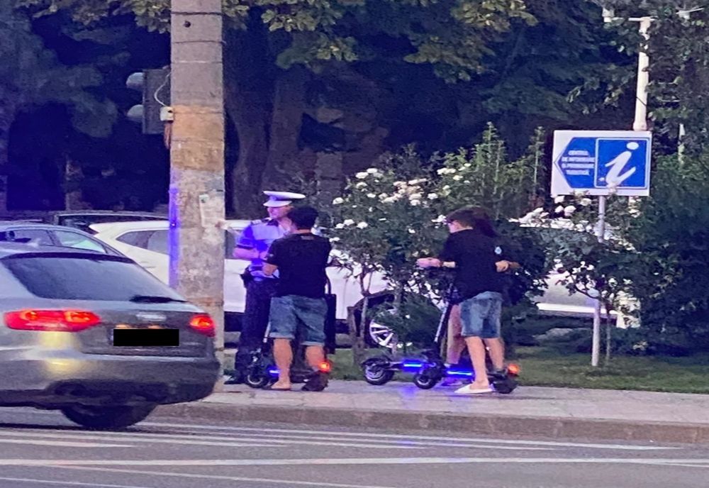 Polițiștii brăileni au desfășurat acțiuni pentru combaterea abaterilor comise de conducătorii de trotinete electrice 