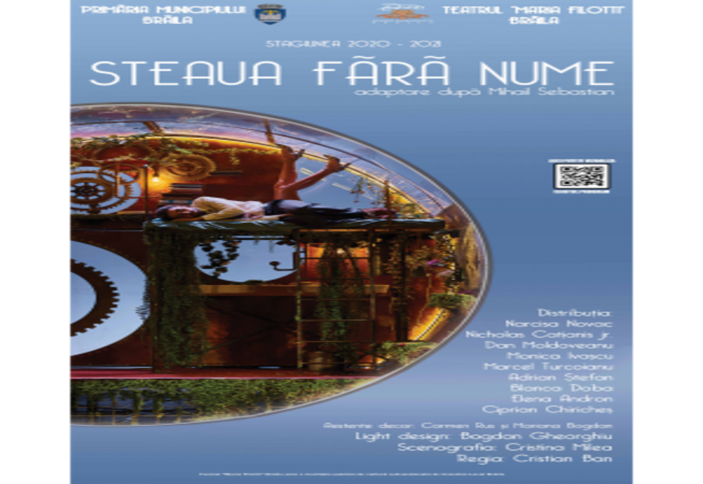 Steaua fără nume se joacă duminică seara pe scena Teatrului Maria Filotti