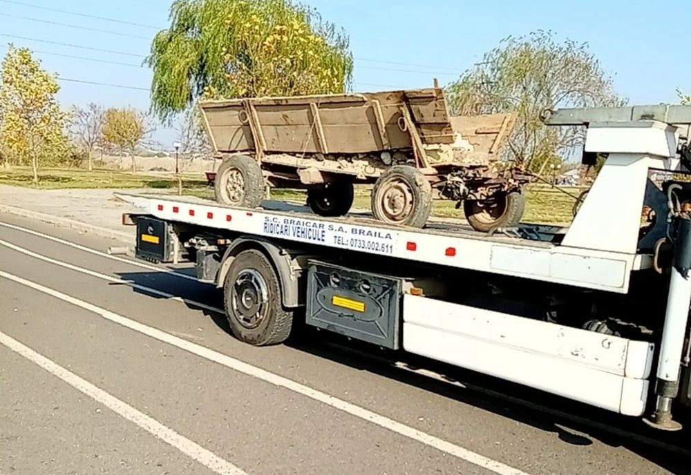 Caruta confiscata de comisarii Garzii de Mediu Braila 